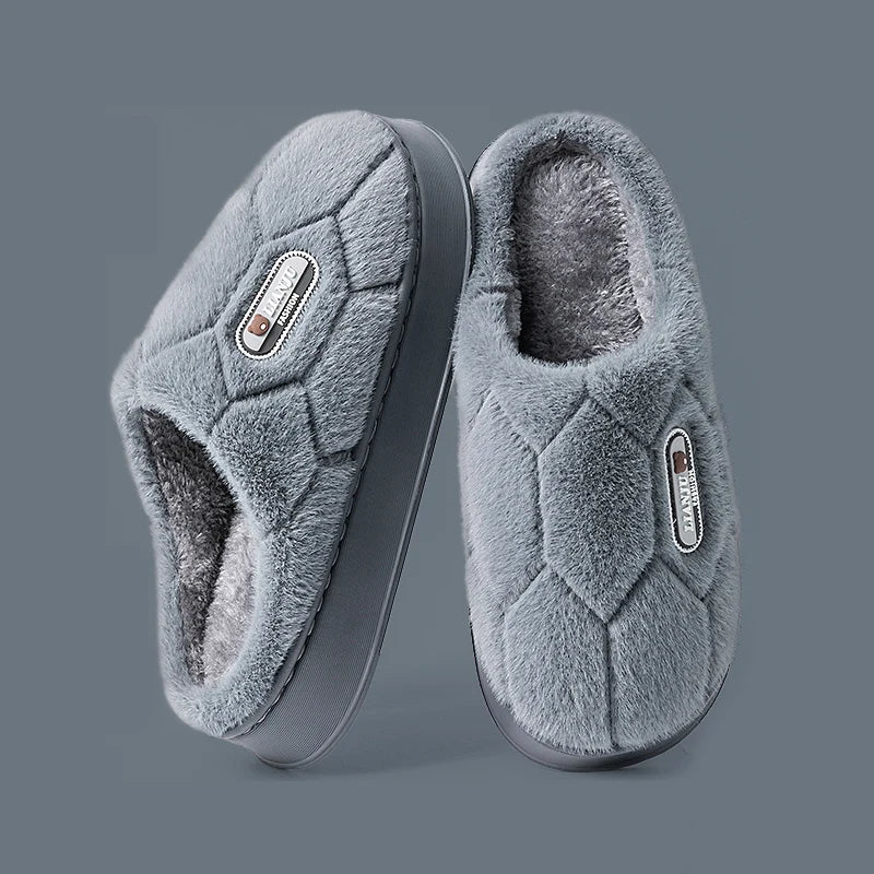 Trend Winter Couple Indoor Non-slip For Men Women Flip Flops Warm Slippers Home Slides Casual bedroom Soft Shoes Big Size 50 51